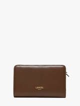 Portefeuille Origami Leder Lancel Bruin origami A13423