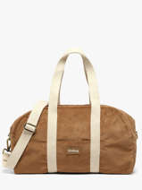 Schoudertas Charlie Ribfluweel Hindbag Bruin velours V