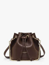 Bucket Bag Alba Double Leder Lancaster Bruin alba double 80