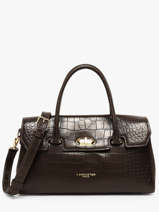 Handtas Exo Leder Lancaster Bruin exo 108