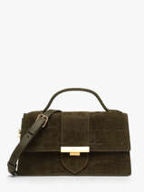 Cross Body Tas Suede Exo Lancaster Groen suede exo 63