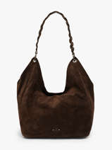 Schoudertas Leather Biba Bruin leather ENO1L