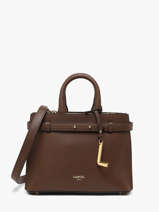 Cross Body Tas Faubourg Leder Lancel Bruin faubourg A13527