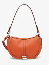 Cross Body Tas Celeste Leder Lancel Oranje celeste A14229