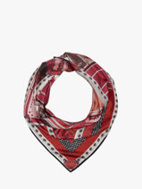 Foulard Lancel Rood charms A14339-vue-porte