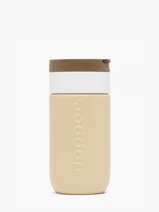 Drinkfles Dopper Beige travel mug 300