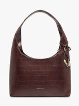 Schoudertas Lauren Met Croco Textuur Laurent david Rood ld bags 52