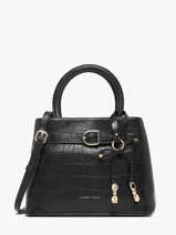 Handtas Lauren Met Croco Textuur Laurent david Zwart ld bags 119