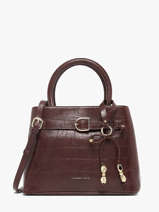 Handtas Lauren Met Croco Textuur Laurent david Rood ld bags 119
