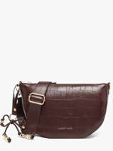 Crossbody Tas Lauren Met Croco Textuur Laurent david Rood ld bags 709
