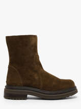 Enkellaarsjes Uit Leder Aliwell Bruin women A226124