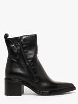 Enkellaarsjes Met Hak Uit Leder Mjus Zwart women L39214