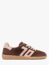 Sneakers Uit Leder Back 70 Bruin women 7