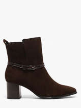 Enkellaarsjes Met Hak Uit Leder Tamaris Bruin women 47