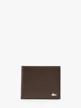 Portefeuille Fg Leder Lacoste Bruin fg NH1112FG