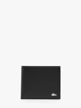 Portefeuille Fg Leder Lacoste Zwart fg NH1112FG