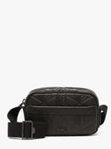 Cross Body Tas Lacoste Zwart megagrain NH5401GB