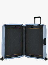 Harde Reiskoffer Essens Samsonite Blauw essens 146912-vue-porte