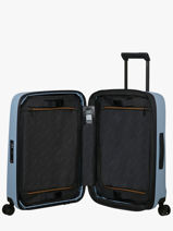 Uitbreidbare Handbagage Samsonite Blauw essens 158554-vue-porte