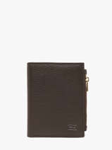 Portefeuille Caviar Leder Crinkles Bruin caviar 14269
