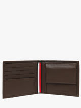 Portefeuille Leder Tommy hilfiger Bruin corporate AM14779-vue-porte