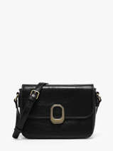 Cross Body Tas London Mandoline Zwart london 2872