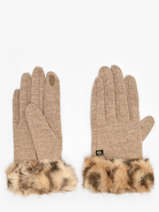 Handschoenen Le voyage en panier Beige accessoires AHG004