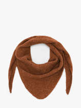 Driehoekige Sjaal Sofia Le voyage en panier Bruin accessoires AHF005