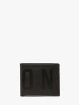 Portefeuille Liam Leder Rfid Icon Zwart liam A13