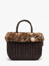 Handtassen Doudou Le voyage en panier Bruin doudou M