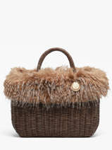 Mand L Doudou Met Patrijs Effect Le voyage en panier Beige doudou L
