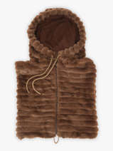 Capuchon Capeski Le voyage en panier Beige accessoires AHC008