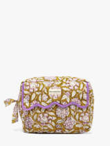 Toiletzak Met Flap Carthage Katoen Byzantine Groen accessoires CAR
