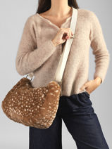 Cross Body Tas Rosa Fawn Hindbag Bruin faon FN-vue-porte