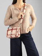 Cross Body Tas Tartan Hindbag Roze tartan TA-vue-porte