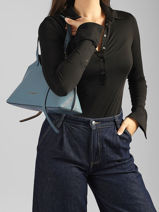 Schoudertas Th Modern Polyurethaan Tommy hilfiger Blauw th modern AW19037-vue-porte