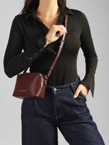 Cross Body Tas Th Modern Polyurethaan Tommy hilfiger Rood th modern AW19036-vue-porte