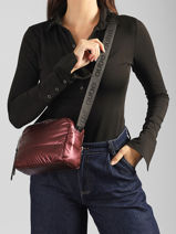 Cross Body Tas Cumulus Gerecycleerd Nylon Aube Rood cumulus 101CS01-vue-porte