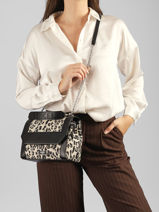Cross Body Tas Ninon Lancel Zwart ninon A14235-vue-porte