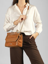 Cross Body Tas Ninon Lancel Bruin ninon A14273-vue-porte