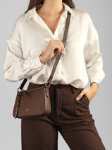 Cross Body Tas Faubourg Leder Lancel Bruin faubourg A13524-vue-porte