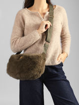 Cross Body Tas Doudou Le voyage en panier Groen doudou AHP310-vue-porte