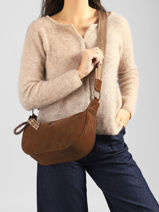 Cross Body Tas City Polyurethaan Le voyage en panier Beige city AHP332-vue-porte