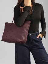 Handtas L12.12 Concept Holiday Lacoste Violet l12.12 concept holiday NF5505HN-vue-porte
