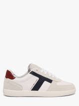 Sneakers Uit Leder Tommy hilfiger Wit men 6068YBS