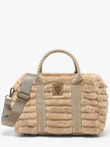 Handtas Quadri Le voyage en panier Beige quadri AHP322