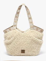 Schoudertas Winter Le voyage en panier Wit winter AHP326