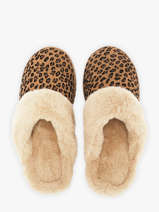 Pantoffels Uit Leder Isotoner Bruin women 97421