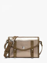Cross Body Tas Mini Indispensable �clipse Leder Paul marius Goud eclipse MINIECL
