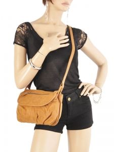 Cross Body Tas Vintage Leder Nat et nin Bruin vintage JEN-vue-porte